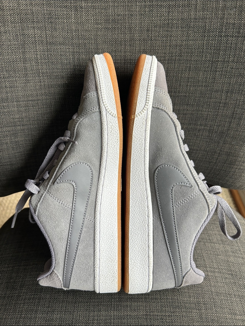 Nike Court Legacy Sneakers in Grey Size 8.5 - Picture 5 of 8